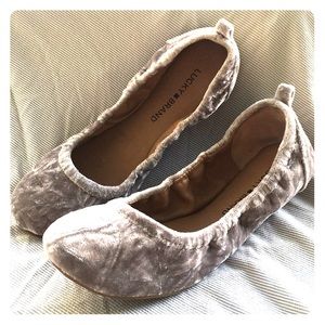 Lucky Brand ballet slippers, size 8 but runs small